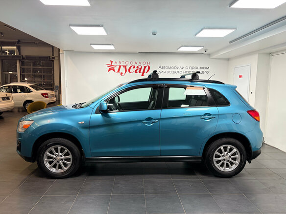 2013 Mitsubishi ASX I Рестайлинг, голубой, 998000 рублей - вид 6