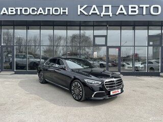2021 Mercedes-Benz S-Класс 450 Long 4MATIC VII (W223), чёрный, 10750000 рублей, вид 1