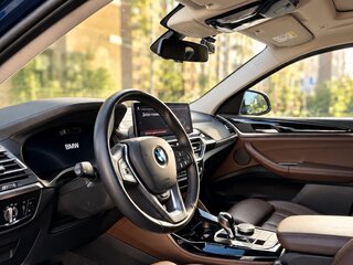 2021 BMW X4 20i II (G02) Рестайлинг, синий, 6000000 рублей, вид 4