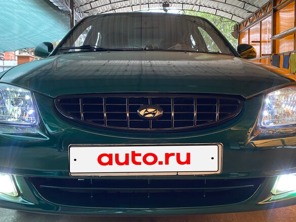 2003 Hyundai Accent II, зелёный, 300000 рублей - вид 2