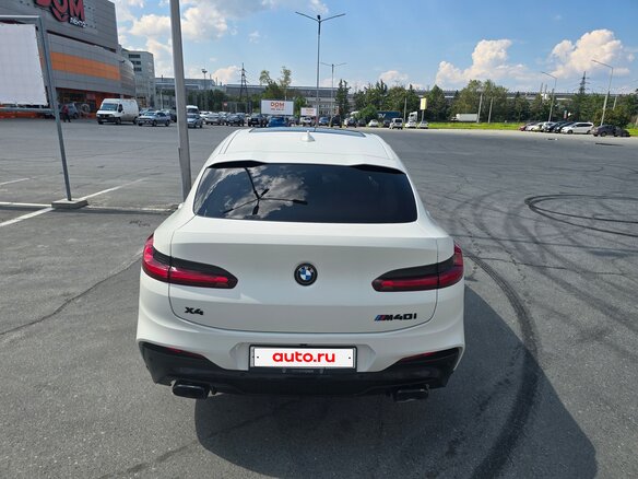 2019 BMW X4 M40i II (G02), белый, 4600000 рублей - вид 4