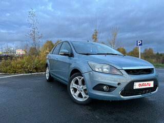 2008 Ford Focus II Рестайлинг, голубой, 390000 рублей, вид 5