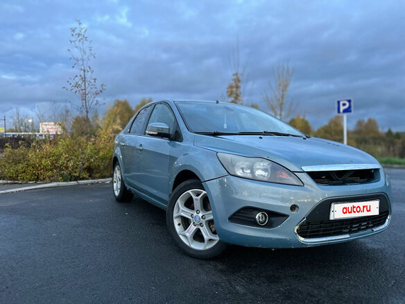 2008 Ford Focus II Рестайлинг, голубой, 390000 рублей - вид 4