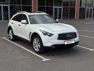 2013 Infiniti FX37 II (S51) Рестайлинг, белый, 1685000 рублей, вид 2