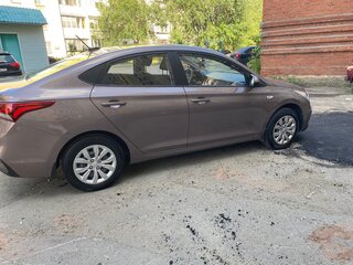 2018 Hyundai Solaris II, коричневый, 1390000 рублей, вид 3