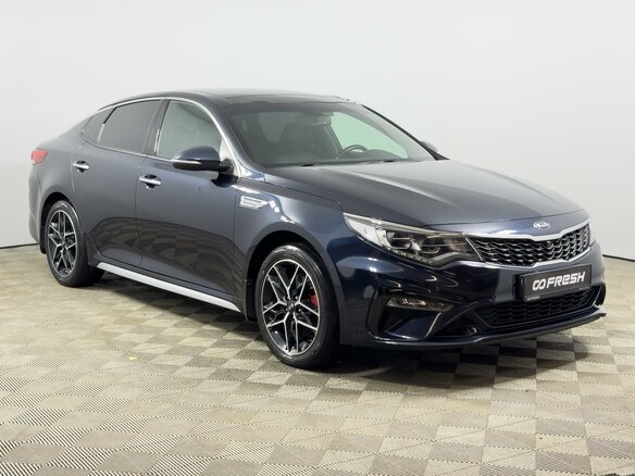 2019 Kia Optima IV Рестайлинг, синий, 2142900 рублей