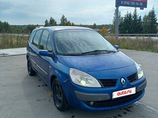 2007 Renault Scenic II Рестайлинг, синий, 350000 рублей, вид 3