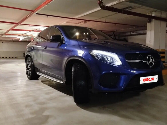 2017 Mercedes-Benz GLE Coupe 400 I (C292), синий, 5200000 рублей - вид 1
