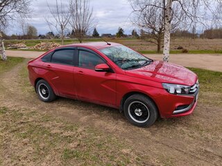 2021 Lada (ВАЗ) Vesta I, красный, 1020000 рублей, вид 2