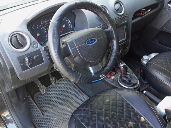 2007 Ford Fusion I Рестайлинг, чёрный - вид 4