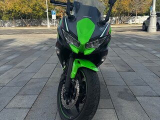 2022 Kawasaki ER-6F (Ninja 650R), зелёный, 640000 рублей, вид 4
