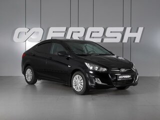 2013 Hyundai Solaris I, чёрный, 898000 рублей, вид 1