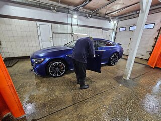 2018 Mercedes-Benz AMG GT 4-Door Coupe 63 S I, синий, 9200000 рублей, вид 4