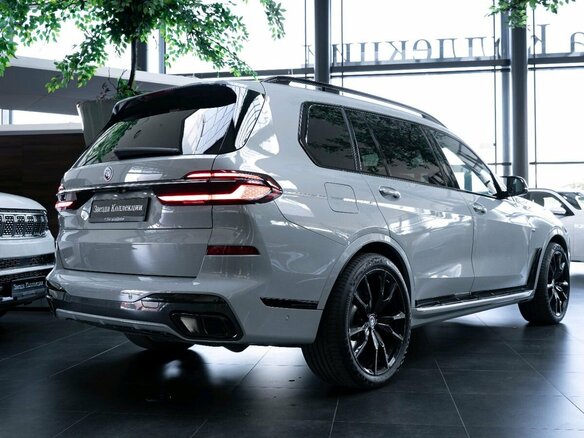 2022 BMW X7 40d I (G07) Рестайлинг, серый, 13100000 рублей - вид 8