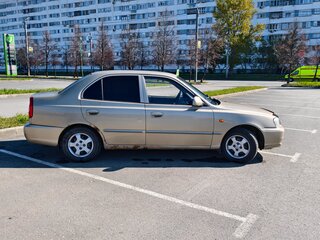 2004 Hyundai Accent ТагАЗ II, бежевый, 120000 рублей, вид 3