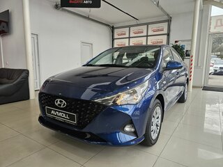 2021 Hyundai Solaris II Рестайлинг, синий, 1889000 рублей, вид 2