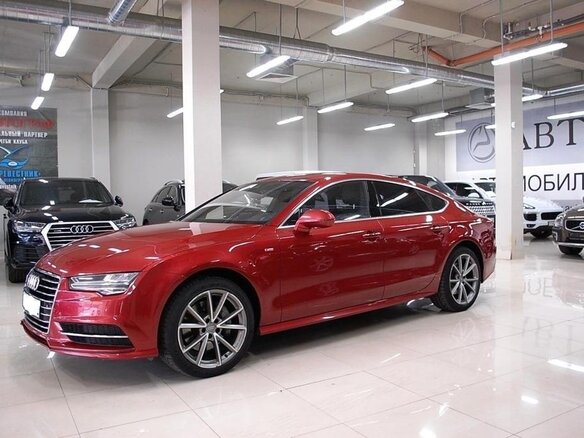 2015 Audi A7 I (4G) Рестайлинг, пурпурный, 2000000 рублей - вид 2