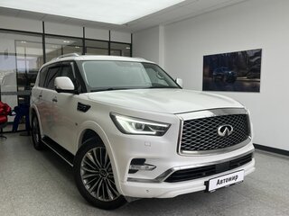 2018 Infiniti QX80 I Рестайлинг 2, белый, 3999000 рублей, вид 3