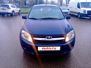 2013 Lada (ВАЗ) Granta I, синий, 270000 рублей, вид 3