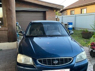 2006 Hyundai Accent ТагАЗ II, синий, 260000 рублей, вид 1