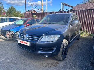 2007 Volkswagen Touareg I Рестайлинг, чёрный, 600000 рублей, вид 1