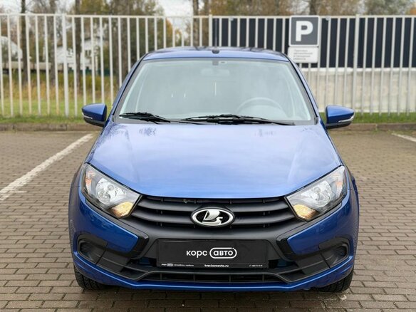 2022 Lada (ВАЗ) Granta I Рестайлинг, синий, 789000 рублей - вид 1