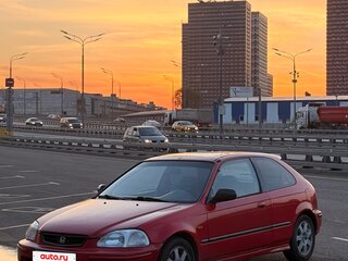 1996 Honda Civic VI, красный, 359000 рублей, вид 2