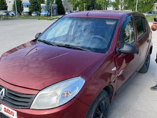 2011 Renault Sandero I, красный, 265000 рублей, вид 4
