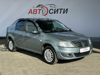2011 Renault Logan I Рестайлинг, синий, 550000 рублей, вид 4
