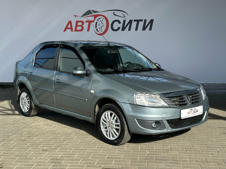 2011 Renault Logan I Рестайлинг, синий, 550000 рублей, вид 4