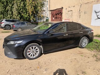 2019 Toyota Camry VIII (XV70), чёрный, 1950000 рублей, вид 4