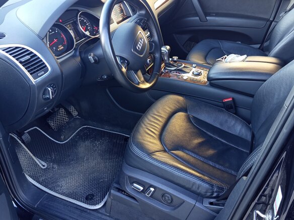 2015 Audi Q7 I (4L) Рестайлинг, чёрный, 3200000 рублей - вид 5