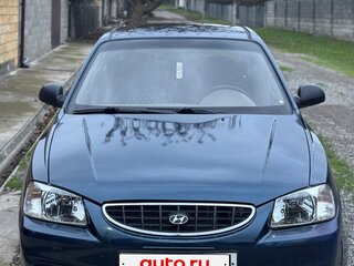 2007 Hyundai Accent ТагАЗ II, синий, 280000 рублей, вид 1