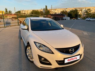 2011 Mazda 6 II (GH) Рестайлинг, белый, 1350000 рублей, вид 4