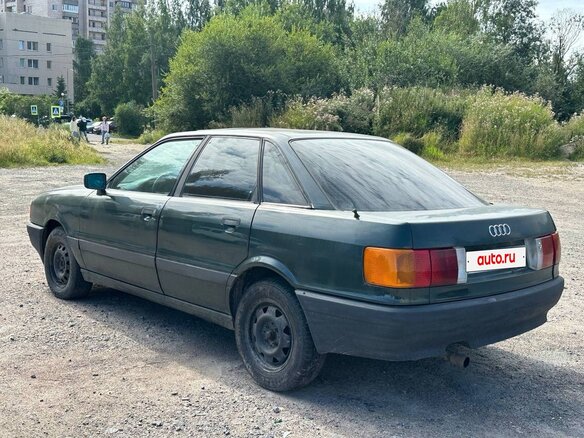1989 Audi 80 IV (B3), зелёный - вид 5