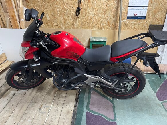 2012 Kawasaki ER-6N, красный, 490000 рублей - вид 3