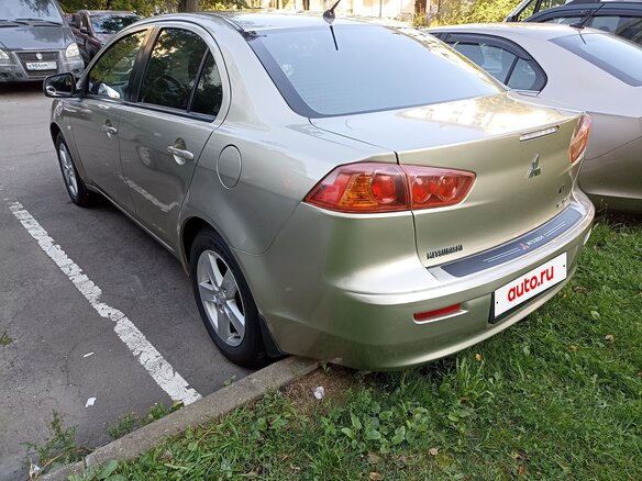 2008 Mitsubishi Lancer X, бежевый, 610000 рублей - вид 8
