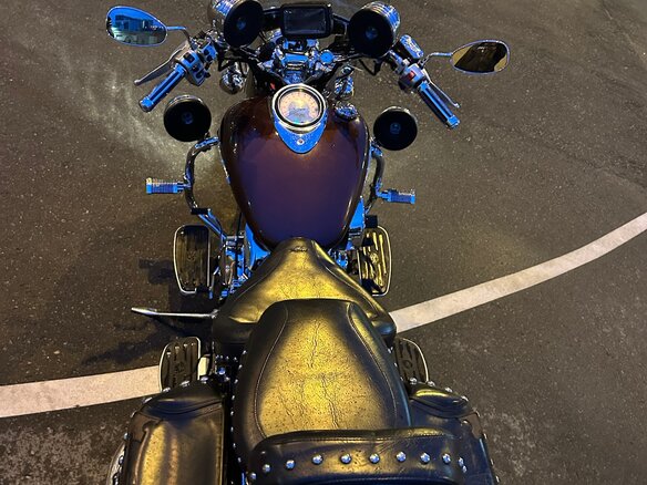 2006 Yamaha XVS1100, красный, 690000 рублей - вид 1