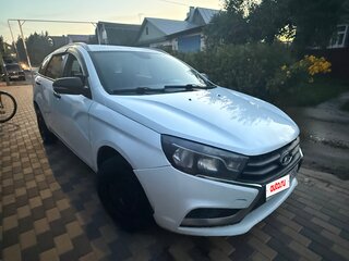 2020 Lada (ВАЗ) Vesta SW I, белый, 590000 рублей, вид 2