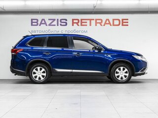 2015 Mitsubishi Outlander III Рестайлинг, синий, 1399000 рублей, вид 4