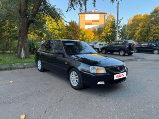 2007 Hyundai Accent ТагАЗ II, чёрный, 400000 рублей, вид 2