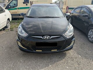 2014 Hyundai Solaris I, чёрный, 724000 рублей, вид 3