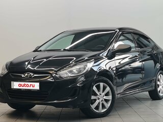 2012 Hyundai Solaris I, чёрный, 790000 рублей, вид 1