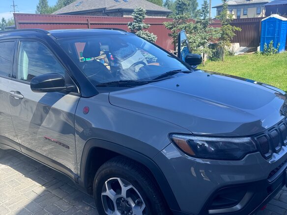 2022 Jeep Compass II Рестайлинг, серый, 2400000 рублей - вид 2