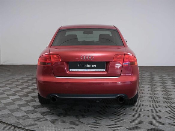 2006 Audi A4 III (B7), красный, 539000 рублей - вид 5