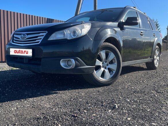 2009 Subaru Outback IV, чёрный, 850000 рублей