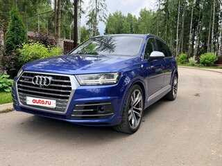 2017 Audi SQ7 I (4M), синий, 6500000 рублей, вид 1