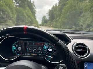 2019 Ford Mustang VI Рестайлинг, серый, 3600000 рублей, вид 4