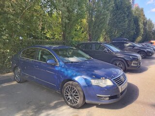 2008 Volkswagen Passat B6, синий, 370000 рублей, вид 2