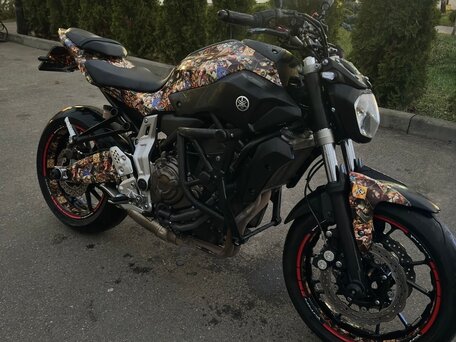 2015 Yamaha MT-07 (FZ-07), серый, 620000 рублей, вид 4